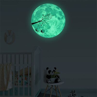 Siaonvr 30cm 3D Large Moon Fluorescent Wall Sticker Removable Glow In The Dark Sticker
Siaonvr 30cm 3D Large Moon Fluorescent Wall Sticker Removable Glow In The Dark Sticker