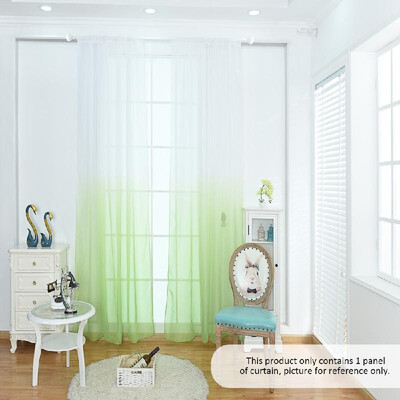 39 79inches Polyester Semi-Blackout Gradient Color Window Curtain Panel Living Room Bedroom Hotel Divider Voile Curtain with Rod
39 79inches Polyester Semi-Blackout Gradient Color Window Curtain Panel Living Room Bedroom Hotel Divider Voile Curtain with Rod