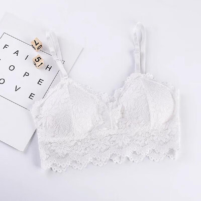 Fashion Women Bralette Bra Female Tops Embroidery Female Sheer Lace Strap Breathable Wrapped Chest Floral Wireless Underwear Padde
Fashion Women Bralette Bra Female Tops Embroidery Female Sheer Lace Strap Breathable Wrapped Chest Floral Wireless Underwear Padde