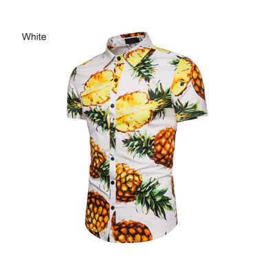 DC01 Fashion Summer Pineapple Pattern Printing Loose Mens Short Sleeve Shirt Casual Male Beach Shirt
DC01 Fashion Summer Pineapple Pattern Printing Loose Mens Short Sleeve Shirt Casual Male Beach Shirt