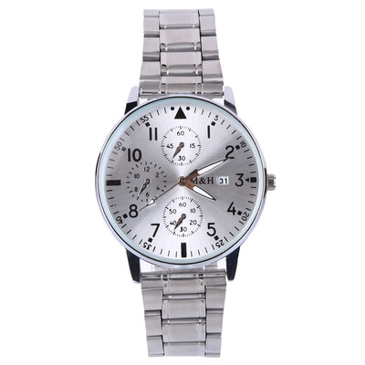 Gobestart Simple Mens Calendar Watch Three Eyes Dial Stainless Steel Belt Quartz Watch
Gobestart Simple Mens Calendar Watch Three Eyes Dial Stainless Steel Belt Quartz Watch