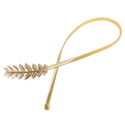 New Fashion Vintage Women Skinny Elastic Belt Leaf Design Clasp Front Stretch Metal Waist Belt GoldSilver
New Fashion Vintage Women Skinny Elastic Belt Leaf Design Clasp Front Stretch Metal Waist Belt GoldSilver