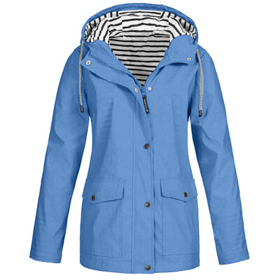 Roseonmyhand Women Solid Rain Jacket Outdoor Plus Size Waterproof Hooded Raincoat Windproof
Roseonmyhand Women Solid Rain Jacket Outdoor Plus Size Waterproof Hooded Raincoat Windproof