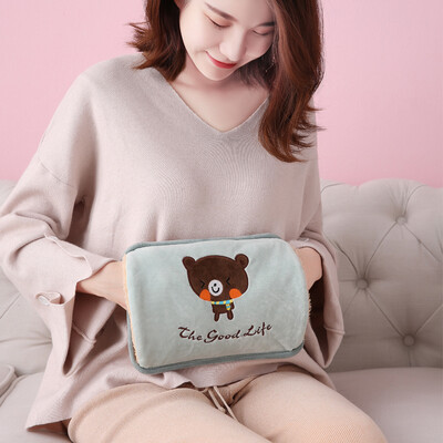 Warm coffee crystal velvet electric hot water bottle warm personal warm hand baby smart charging explosion-proof water&electricity separation electric heating bag Meng Xiong NK-001
Warm coffee crystal velvet electric hot water bottle warm personal warm hand baby smart charging explosion-proof water&electricity separation electric heating bag Meng Xiong NK-001