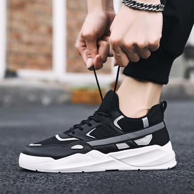 Mens shoes 2019 spring&autumn new mesh breathable sports running Korean version of the trend of students thick-soled casual white shoes
Mens shoes 2019 spring&autumn new mesh breathable sports running Korean version of the trend of students thick-soled casual white shoes