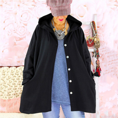 Toponeto Women Fashion Solid Button Cardigan Hooded Pocket Splice Long Sleeve Coats
Toponeto Women Fashion Solid Button Cardigan Hooded Pocket Splice Long Sleeve Coats