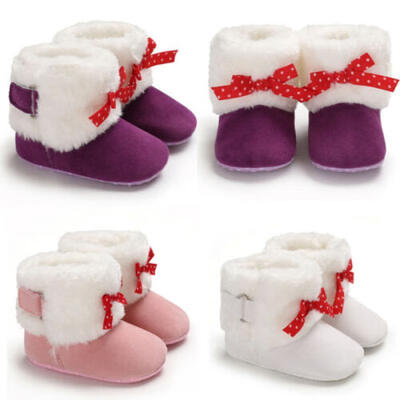 Infant Newborn Baby Girls Thicken Cashmere Plush Winter Boots Bowknot Warm Shoes
Infant Newborn Baby Girls Thicken Cashmere Plush Winter Boots Bowknot Warm Shoes