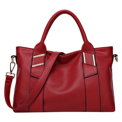 Tailored Women Large Capacity Simple All-purpose Fashion Soft Leather Shoulder Bag Totes
Tailored Women Large Capacity Simple All-purpose Fashion Soft Leather Shoulder Bag Totes