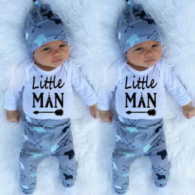 Infant Newborn Baby Boy Jumpsuit Playsuit Romper BodysuitPants Outfit Clothes W
Infant Newborn Baby Boy Jumpsuit Playsuit Romper BodysuitPants Outfit Clothes W