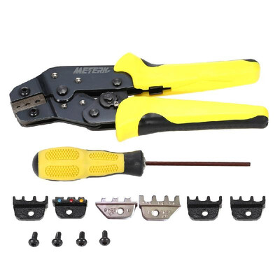 Meterk Professional 4 In 1 Wire Crimpers Engineering Ratcheting Terminal Crimping Pliers Bootlace Ferrule Crimper Tool Cord End Te
Meterk Professional 4 In 1 Wire Crimpers Engineering Ratcheting Terminal Crimping Pliers Bootlace Ferrule Crimper Tool Cord End Te