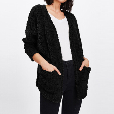 Roseonmyhand Women Casual Fur V-neck Plush Coat Outwear Long Sleeve Coat Cardigan Coat
Roseonmyhand Women Casual Fur V-neck Plush Coat Outwear Long Sleeve Coat Cardigan Coat