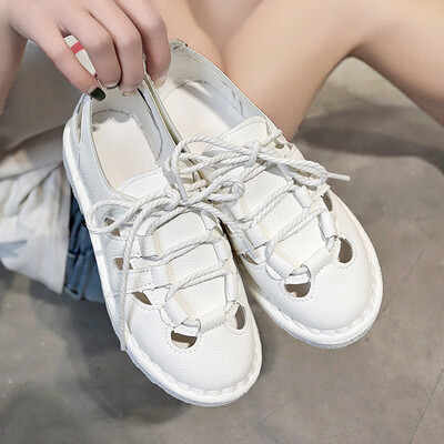 Sandals female super fire fairy wind flat summer students Joker Baotou hollow hole shoes
Sandals female super fire fairy wind flat summer students Joker Baotou hollow hole shoes