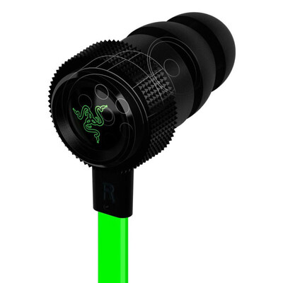Razer Hammerhead V2 Earbuds In-ear Gaming Headphone Earphone 10mm Dynamic Drivers Flat-style Cables Aluminum Frame 35mm Jack
Razer Hammerhead V2 Earbuds In-ear Gaming Headphone Earphone 10mm Dynamic Drivers Flat-style Cables Aluminum Frame 35mm Jack