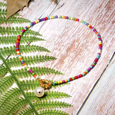 Colorful Seed Beads Choker for Women Fashion Trendy Gold Bohemian Summer pearl Chic Bib Collier Femme Cowrie Shell Necklace 2019
Colorful Seed Beads Choker for Women Fashion Trendy Gold Bohemian Summer pearl Chic Bib Collier Femme Cowrie Shell Necklace 2019