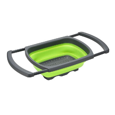 Collapsible Colander Over The Sink Foldable Fruit Vegetable Washing Drain Basket Strainer With Extendable Handles Kitchen Tools
Collapsible Colander Over The Sink Foldable Fruit Vegetable Washing Drain Basket Strainer With Extendable Handles Kitchen Tools