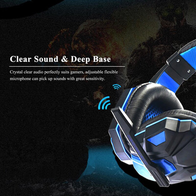 Over-ear Gaming Headset for PC Laptop with Microphone with USB 35mm Plug LED Light Volume Control Gaming Headphones
Over-ear Gaming Headset for PC Laptop with Microphone with USB 35mm Plug LED Light Volume Control Gaming Headphones