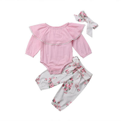US Stock Newborn Infant Baby Girl Long Sleeve Tops Romper Floral Pants Outfit
US Stock Newborn Infant Baby Girl Long Sleeve Tops Romper Floral Pants Outfit