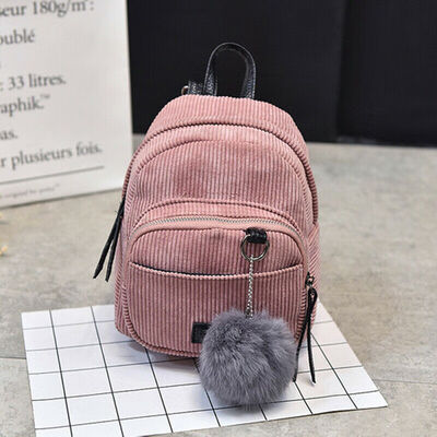 Women Corduroy Satchel Travel School Backpack Girl Rucksack Handbag Shoulder Bag
Women Corduroy Satchel Travel School Backpack Girl Rucksack Handbag Shoulder Bag
