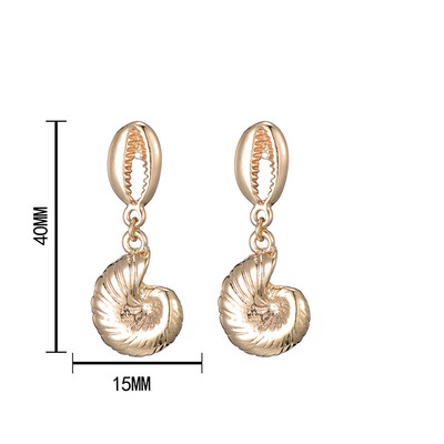2019 Fashion Shell Earrings For Women Summer Vocation Sea Beach Drop Earring Vintage Gold Long Earrings Female Boho Jewelry
2019 Fashion Shell Earrings For Women Summer Vocation Sea Beach Drop Earring Vintage Gold Long Earrings Female Boho Jewelry