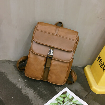 Shoulder bag male Korean version of the retro tide brand personality casual backpack waterproof ancient pu leather backpack Hong K
Shoulder bag male Korean version of the retro tide brand personality casual backpack waterproof ancient pu leather backpack Hong K
