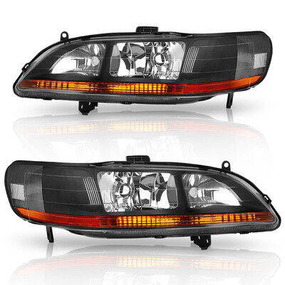 For 98 99 00 01 02 Honda Accord 2-Door 4-Door Headlight Assembly Replacement Black Housing Amber Reflector
For 98 99 00 01 02 Honda Accord 2-Door 4-Door Headlight Assembly Replacement Black Housing Amber Reflector