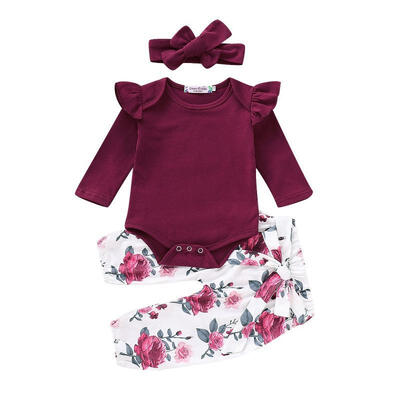 3Pcs New Toddler Kids Baby Girls Long Sleeve Romper Floral Pants Headband Outfit Clothes Set
3Pcs New Toddler Kids Baby Girls Long Sleeve Romper Floral Pants Headband Outfit Clothes Set