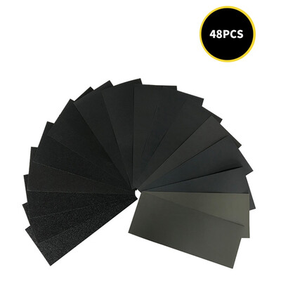 〖Follure〗Wet Dry Waterproof Sandpaper 120 to 3000 Grit Sanding Paper 48PCS 9 x 36 Inches
〖Follure〗Wet Dry Waterproof Sandpaper 120 to 3000 Grit Sanding Paper 48PCS 9 x 36 Inches