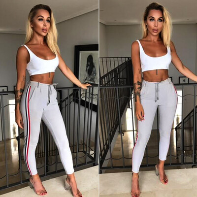 Tailored Womens Casual Striped Pants Elastic High Waist Cropped Length OL Trousers BKL
Tailored Womens Casual Striped Pants Elastic High Waist Cropped Length OL Trousers BKL