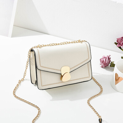Womens new fashion chain single shoulder bag Korean version fashion slant bag Baitao ins summer
Womens new fashion chain single shoulder bag Korean version fashion slant bag Baitao ins summer