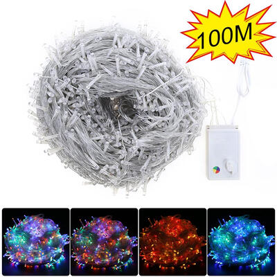400800 LED 50100M Christmas Lights Xmas Outdoor Fairy String Lights Wat