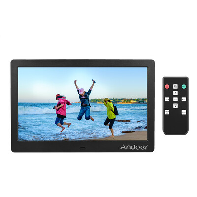 Andoer 10 Inch IPS Digital Photo Frame 24G Ultra-sensitive Remote Control Electronic Album 1024600 Resolution with MP3 MP4 Pictu
Andoer 10 Inch IPS Digital Photo Frame 24G Ultra-sensitive Remote Control Electronic Album 1024600 Resolution with MP3 MP4 Pictu