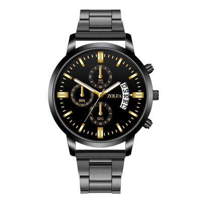 Gobestart Luxury Watches Quartz Watch Stainless Steel Dial Casual Bracele Watch