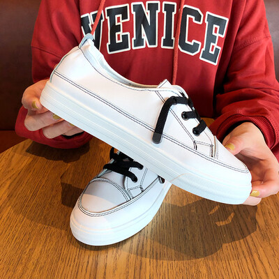 Small White Shoes Women Summer Korean Version Baitachic Laces Low-heeled Half-slippers Leisure Board Shoe Tide
Small White Shoes Women Summer Korean Version Baitachic Laces Low-heeled Half-slippers Leisure Board Shoe Tide