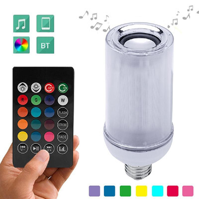 AC90-240V 8W Intelligent BT 30 Connected Speaker Bulb with Bidirectional Dancing Flicking Flame Effect Remote Control Controller
AC90-240V 8W Intelligent BT 30 Connected Speaker Bulb with Bidirectional Dancing Flicking Flame Effect Remote Control Controller