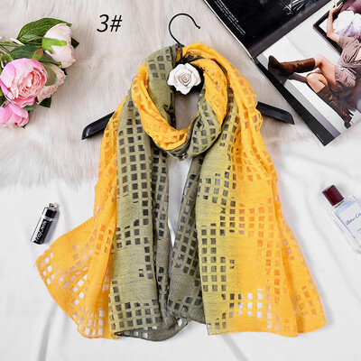 New gradient color cut flower scarf female organza openwork lace sunscreen shawl beach towel silk scarf
New gradient color cut flower scarf female organza openwork lace sunscreen shawl beach towel silk scarf