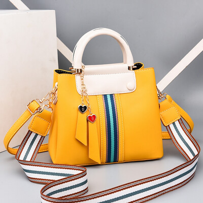 Baggage ladiesnew fashionable Korean version of Baitao ladies collision color bucket bag with one shoulder straddle handbag
Baggage ladiesnew fashionable Korean version of Baitao ladies collision color bucket bag with one shoulder straddle handbag