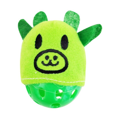 Pet Cats Interactive Ball Bell Toy Cats Kittens Chewing Scratch-resistant Animal-shaped Playing Toy Tooth Clean Ball Of Food
Pet Cats Interactive Ball Bell Toy Cats Kittens Chewing Scratch-resistant Animal-shaped Playing Toy Tooth Clean Ball Of Food
