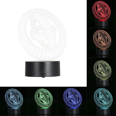 3D Visual Illusion Lamp Transparent Acrylic Night Light 7 Color Changing LED Lamp 16
3D Visual Illusion Lamp Transparent Acrylic Night Light 7 Color Changing LED Lamp 16