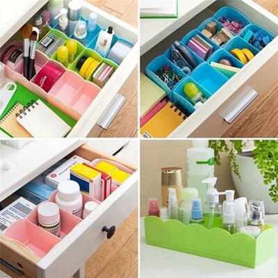 5 Grids Plastic Organizer Tie Bra Socks Drawer Cosmetic Divider Storage Box Container
5 Grids Plastic Organizer Tie Bra Socks Drawer Cosmetic Divider Storage Box Container