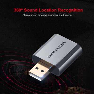 VENTION USB External Sound Card with 35mm Stereo Earphone Mic Adapter HIFI 71 Soundtrack Driver-free for PUGB PC Laptop PS4 Blac
VENTION USB External Sound Card with 35mm Stereo Earphone Mic Adapter HIFI 71 Soundtrack Driver-free for PUGB PC Laptop PS4 Blac