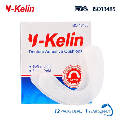 Y-Kelin Denture Adhesive Cushion Lower 30 counts soft comfort denture adhesive strip denture adhesive pads strong hold
Y-Kelin Denture Adhesive Cushion Lower 30 counts soft comfort denture adhesive strip denture adhesive pads strong hold