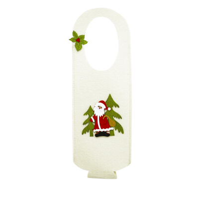 Tailored Christmas Red Wine Bottle Bag Cartoon Christmas Decoration Wine Gift Felt Bag
Tailored Christmas Red Wine Bottle Bag Cartoon Christmas Decoration Wine Gift Felt Bag