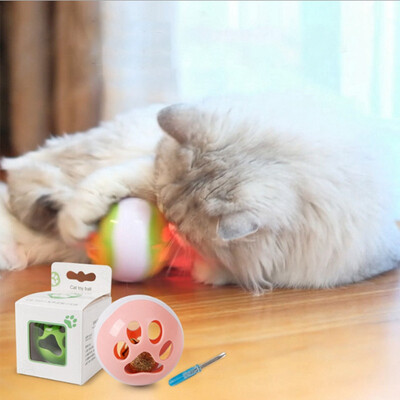 Pet Cat Interactive Smart Tease Ball Cat Electronic Luminescent Hollowed Bell Catnip Teaser Exercise Automatic Interactive Toy
Pet Cat Interactive Smart Tease Ball Cat Electronic Luminescent Hollowed Bell Catnip Teaser Exercise Automatic Interactive Toy