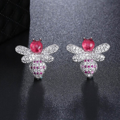 1Pair Korean Crystal Full Rhinestone Bee Earrings 925 Sterling Silver Stud Earrings Jewelry Earrings Earrings Fashion Jewelry
1Pair Korean Crystal Full Rhinestone Bee Earrings 925 Sterling Silver Stud Earrings Jewelry Earrings Earrings Fashion Jewelry
