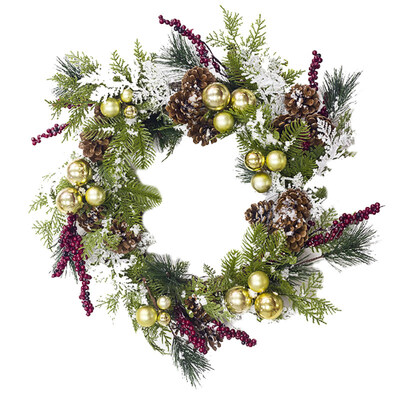 Christmas Garland Wreath Door Ball Pine Cone Hanging Ornament Home Party Decor
Christmas Garland Wreath Door Ball Pine Cone Hanging Ornament Home Party Decor