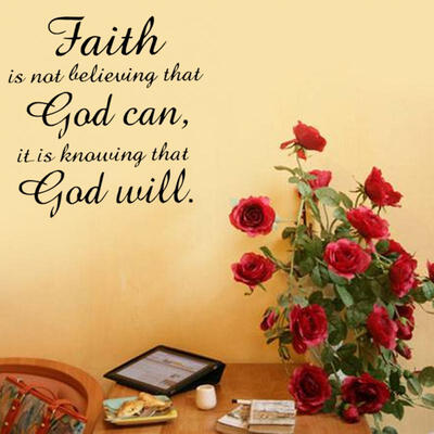 Greensen Black PVC Wall Sticker Faith God Quote Vinyl Art Decal Home Study Room Decoration Removable
Greensen Black PVC Wall Sticker Faith God Quote Vinyl Art Decal Home Study Room Decoration Removable