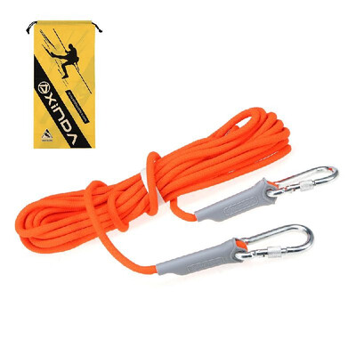 10 Meters Outdoors Rope with Carabiner 95mm Diameter 2645lbs Rope Safety Rope 12KN
10 Meters Outdoors Rope with Carabiner 95mm Diameter 2645lbs Rope Safety Rope 12KN