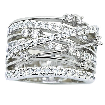 New Fashion Double Color Crystal Infinity Rings Micro Inlayed Cross Rings For Women Cubic Zircon
New Fashion Double Color Crystal Infinity Rings Micro Inlayed Cross Rings For Women Cubic Zircon