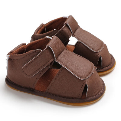 Baby summer sandals baby boy PU soft rubber bottom solid color fashion toddler shoes for 0-18
Baby summer sandals baby boy PU soft rubber bottom solid color fashion toddler shoes for 0-18