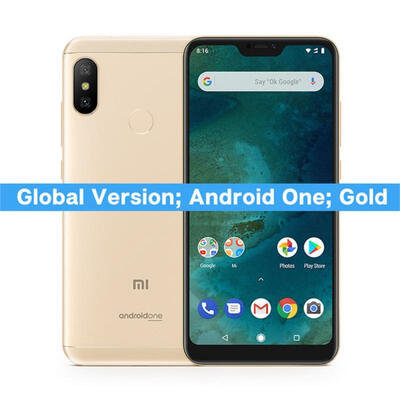 Global Version Xiaomi Mi A2 Lite 3GB 32GB Mobile Phone 584 Inch Full Screen Snapdragon 625 12MP Dual Camera Android 81
Global Version Xiaomi Mi A2 Lite 3GB 32GB Mobile Phone 584 Inch Full Screen Snapdragon 625 12MP Dual Camera Android 81